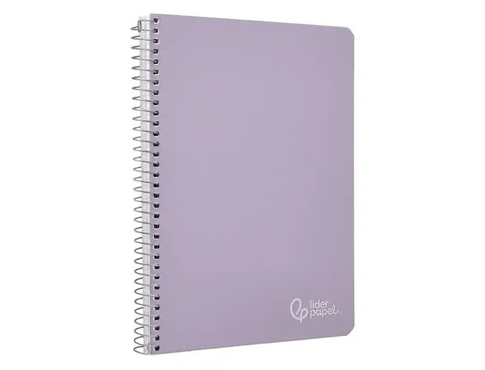 Liderpapel Cuaderno Espiral A5 Witty Tapa Dura 80 Hojas 90g Cuadro 4mm Violeta Liderpapel Cuaderno Espiral A5 Witty Tapa Dura 80 Hojas 90g Cuadro 4mm Violeta