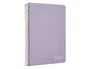 Liderpapel Cuaderno Espiral A5 Witty Tapa Dura 80 Hojas 90g Cuadro 4mm Violeta