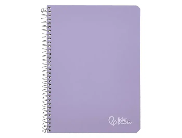Liderpapel Cuaderno Espiral A5 Witty Tapa Dura 80 Hojas 90g Cuadro 4mm Violeta Liderpapel Cuaderno Espiral A5 Witty Tapa Dura 80 Hojas 90g Cuadro 4mm Violeta