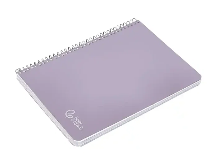 Liderpapel Cuaderno Espiral A5 Witty Tapa Dura 80 Hojas 90g Cuadro 4mm Violeta Liderpapel Cuaderno Espiral A5 Witty Tapa Dura 80 Hojas 90g Cuadro 4mm Violeta