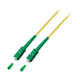 EFB Elektronik Patchkabel SC/APC-SC/APC OS2 G657A2 10m Amarillo