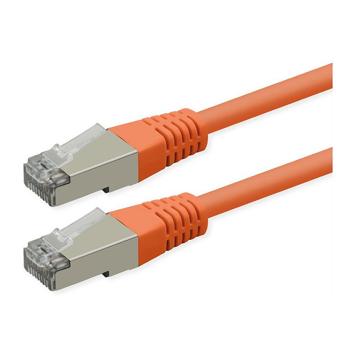 ROLINE Cable de parcheo Cat.6 naranja 7m S/FTP PoE ROLINE Cable de parcheo Cat.6 naranja 7m S/FTP PoE