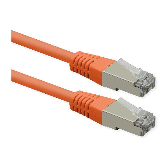 ROLINE Cable de parcheo Cat.6 naranja 7m S/FTP PoE ROLINE Cable de parcheo Cat.6 naranja 7m S/FTP PoE