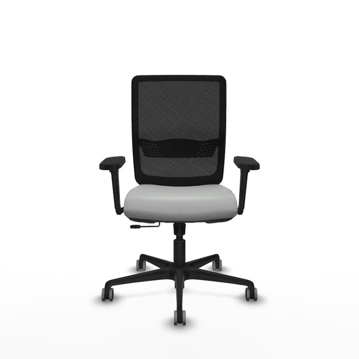 PIQUERAS Y CRESPO Silla de oficina Haches Gris claro y Negro PIQUERAS Y CRESPO Silla de oficina Haches Gris claro y Negro