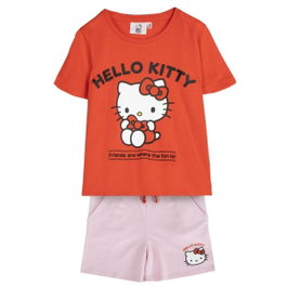 Cerdá Conjunto 2 Piezas French Terry Hello Kitty Rojo 5 Años