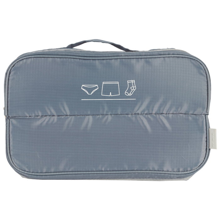 Jet Lag Bolsa para Ropa Interior de Viaje con 2 Espacios y Cremalleras 29x17x12 cm