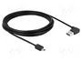 DeLOCK Cable USB 2.0 de 3 m con conectores USB Tipo-A y Mini-USB A, Negro