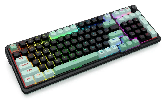 Redragon EISA Magnetic K686BG-RGB-M Teclado Mecánico para Gaming 98 Teclas USB RGB Negro Layout Polaco