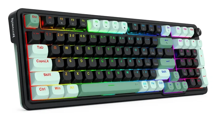 Redragon EISA Magnetic K686BG-RGB-M Teclado Mecánico para Gaming 98 Teclas USB RGB Negro Layout Polaco