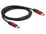 DeLOCK Cable USB 3.2 Gen 1 Tipo A a Tipo A de 3 m con metal