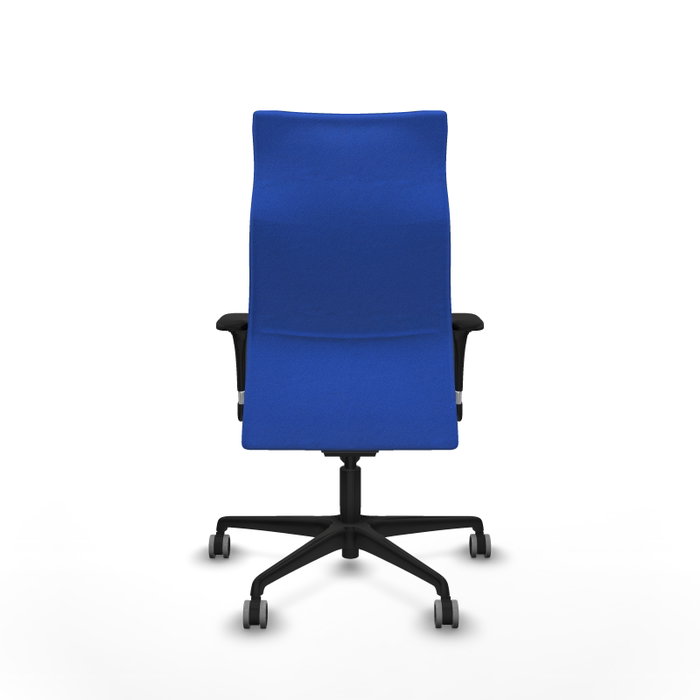 PIQUERAS Y CRESPO Sillón Albacete Azul con Mecanismo Sincro y Brazos 1D