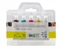 Liderpapel Témpera en tubo de aluminio de 12 ml, estuche de 5 tubos colores primarios