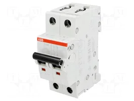 ABB S200 S200M Interruptor magnetotérmico 2 polos 3A 6kA