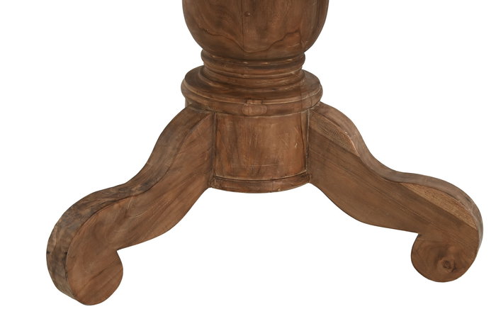 Mesa de Comedor Home ESPRIT Natural madera de teca 160 X 160 X 78 cm