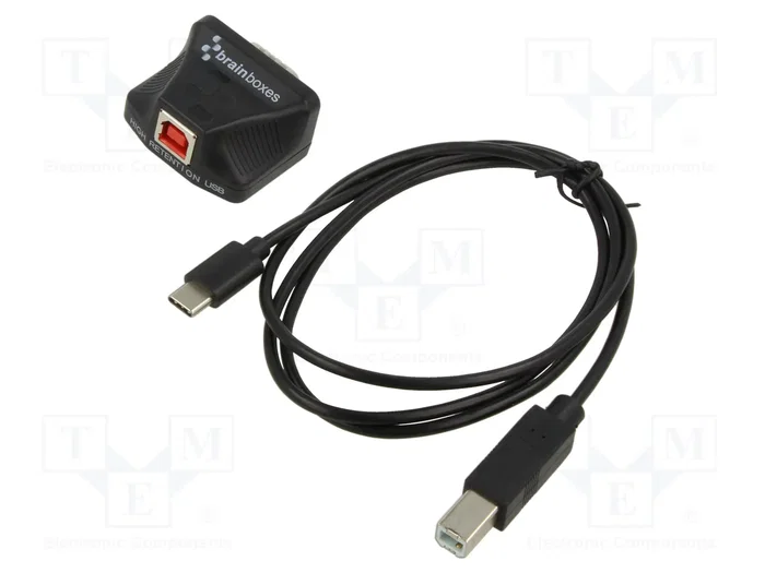 BRAINBOXES Convertidor RS422/485/USB-C IP50 BRAINBOXES Convertidor RS422/485/USB-C IP50