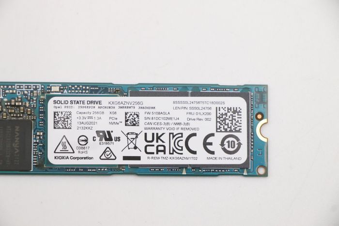 Lenovo SSD M.2 2280 NVMe PCIe 3x4 256GB Unidad de Estado Sólido