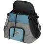 Kerbl KER1685158693162 Bolsa de transporte frontal Vacation Gris/azul 31x24x38 cm