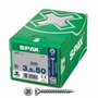 Spax Tornillo Universal Cabeza Plana 3,5x50mm (Caja 500 unidades) de Wirox Z2