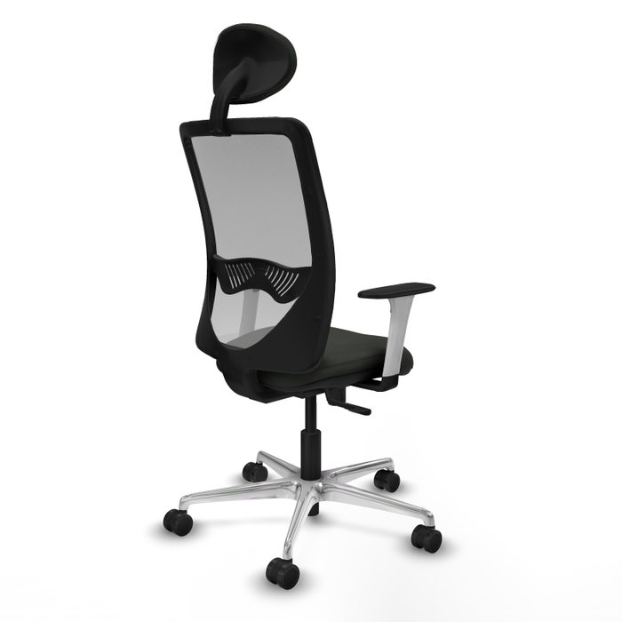 PIQUERAS Y CRESPO Silla de oficina Zulema con mecanismo Sincro, Negro y Gris PIQUERAS Y CRESPO Silla de oficina Zulema con mecanismo Sincro, Negro y Gris