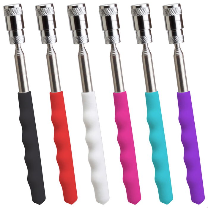 Mister Gadget Linterna Telescópica Imantada con Luz LED, Extensible de 19 cm a 79 cm