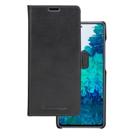 dbramante1928 Lynge Funda Cartera Samsung Galaxy S21 FE Negro Cuero Resistente a Impactos
