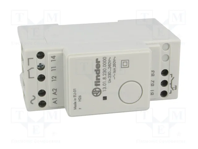 FINDER Relé de instalación Serie 13.01 SPDT 230V AC
