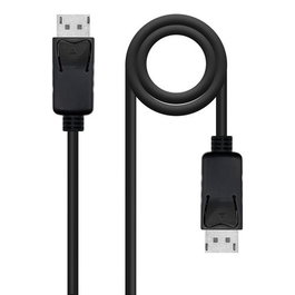 NANO CABLE Cable DisplayPort 1.2 DP/M - DP/M 1.5 m Negro 4K 60Hz 240Hz