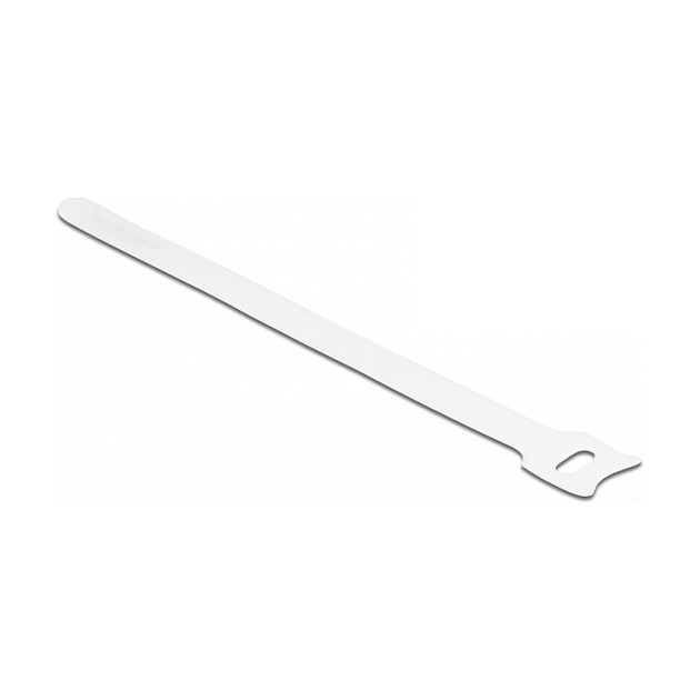 DeLOCK Bridas para cables con gancho y lazo 200 x 12 mm blanco, 10 unidades DeLOCK Bridas para cables con gancho y lazo 200 x 12 mm blanco, 10 unidades