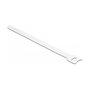 DeLOCK Bridas para cables con gancho y lazo 200 x 12 mm blanco, 10 piezas