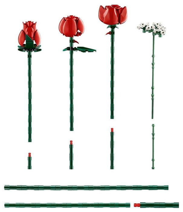 LEGO Icons Ramo de Rosas 10328
