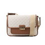 Bolso Bandolera Michael Kors Bradshaw Beige 24 x 17 x 10 cm