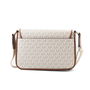 Bolso Bandolera Michael Kors Bradshaw Beige 24 x 17 x 10 cm