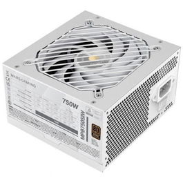 Mars Gaming MPB750SI Fuente de Alimentación 750W ATX 80 Plus Bronze Blanca - Extreme Silence, Ventilador 12cm, DC-DC, 7 Años Garantía