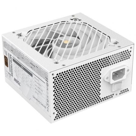 Mars Gaming MPB750SI Fuente de Alimentación 750W ATX 80 Plus Bronze Blanca - Extreme Silence, Ventilador 12cm, DC-DC, 7 Años Garantía