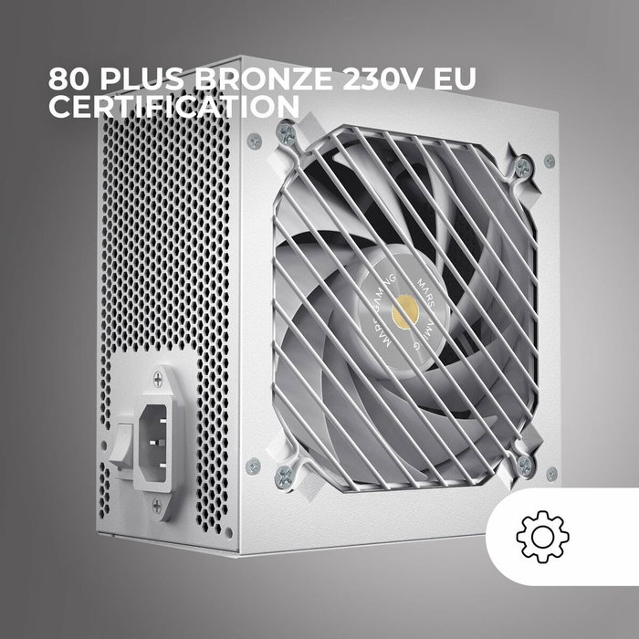 Mars Gaming MPB750SIW 750W 80 Plus Bronze Blanca