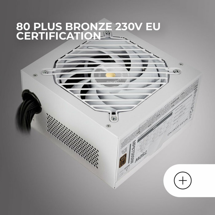 Mars Gaming MPB750SIW 750W 80 Plus Bronze Blanca