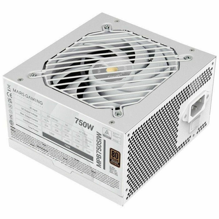 Mars Gaming MPB750SIW 750W 80 Plus Bronze Blanca