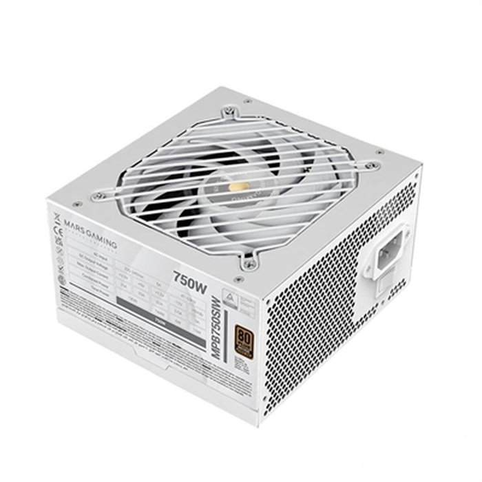 Mars Gaming MPB750SIW 750W 80 Plus Bronze Blanca