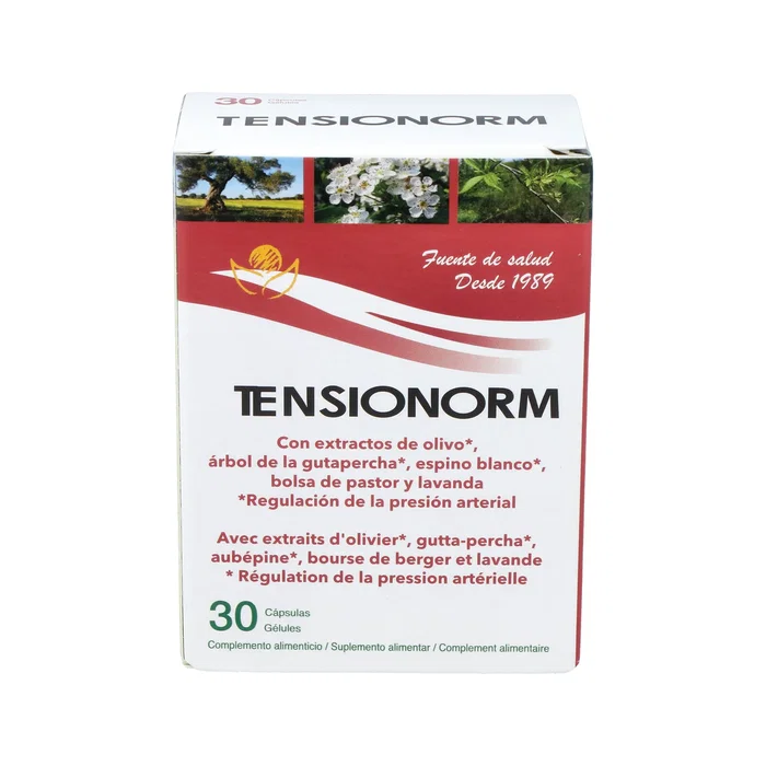 BIOSERUM Tensionorm 30 Cápsulas - Complemento para el Control de la Tensión Arterial con Olivo y Espino Blanco BIOSERUM Tensionorm 30 Cápsulas - Complemento para el Control de la Tensión Arterial con Olivo y Espino Blanco