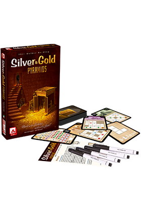 Naipes Heraclio Fournier Sa Silver & Gold Pyramids