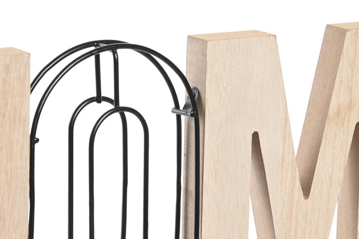 DKD Home Decor Decoración MDF Metal Home Family 2 Surtido