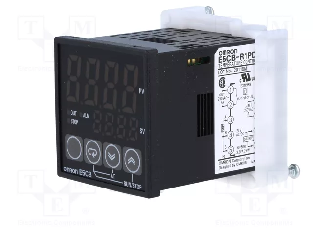 OMRON E5CB-R1PD Regulador de Temperatura Pt100 24V AC/DC