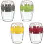 Cook Concept Exprimidor Limón con Depósito y Marcador de Centilitros, Capacidad 100 ml, Colores Surtidos