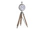 DKD Home Decor Reloj de Pie con Trípode en Aluminio y Mango