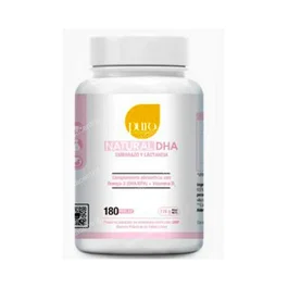 Puro Omega Natural DHA Embarazo y Lactancia 180 Perlas con Omega 3 y Vitamina D