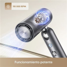 Dreame Pocket Secador de Pelo de Alta Velocidad Plegable y Portátil, 110000 rpm, Color Gris Espacial, 010401AA000203