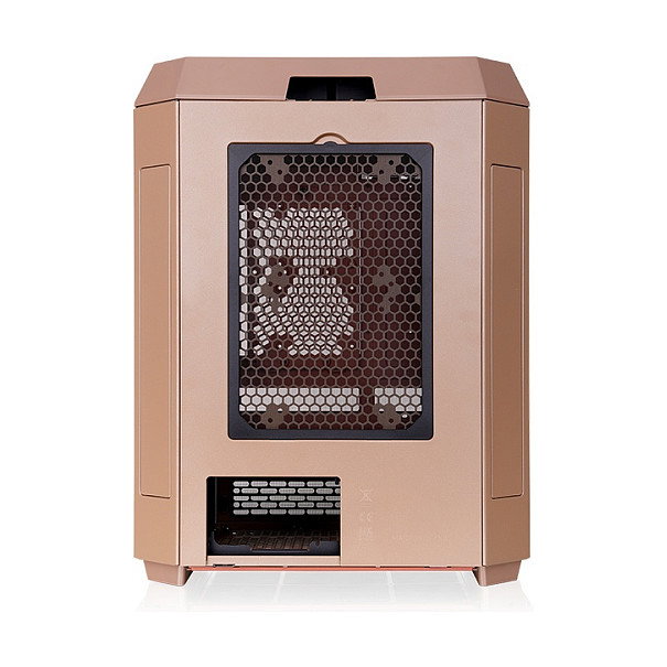 Thermaltake Tower 600 TG Gravel Sand Midi Tower PC con Ventana de Vidrio Templado, SPCC, ATX, Micro ATX, Mini-ITX
