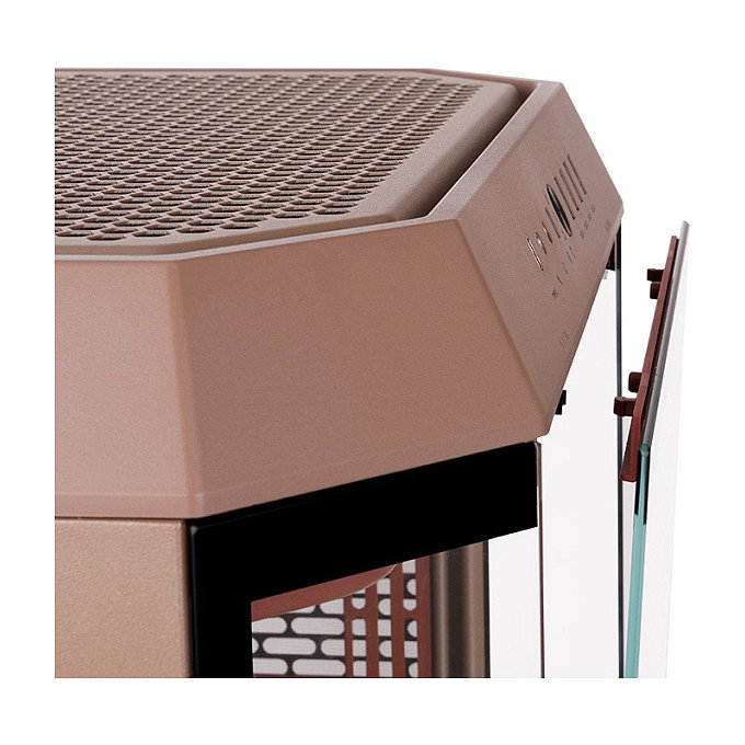 Thermaltake Tower 600 TG Gravel Sand Midi Tower PC con Ventana de Vidrio Templado, SPCC, ATX, Micro ATX, Mini-ITX