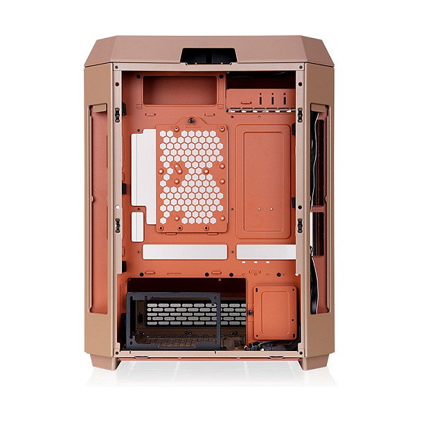 Thermaltake Tower 600 TG Gravel Sand Midi Tower PC con Ventana de Vidrio Templado, SPCC, ATX, Micro ATX, Mini-ITX