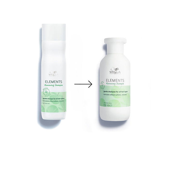 Wella Professionals ELEMENTS Champú Renovador Suave Sin Sulfatos Todo Tipo de Cabello 250 ml